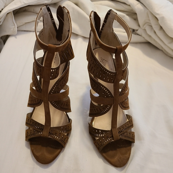 Zara suede heels size 38 - Picture 1 of 4